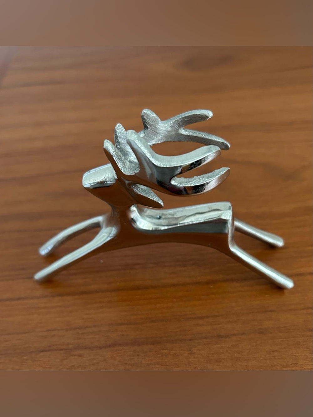 Metal Leaping Reindeer